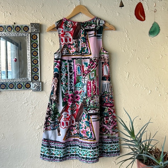 Anthropologie Watercolor Shift Dress with Pockets💕 size XS - Picture 8 of 11